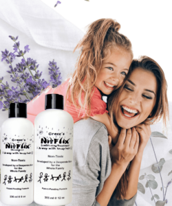 Away With Lice Shampoo and Conditioner with Mom & Daughter